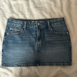 Denim Mini Skirt